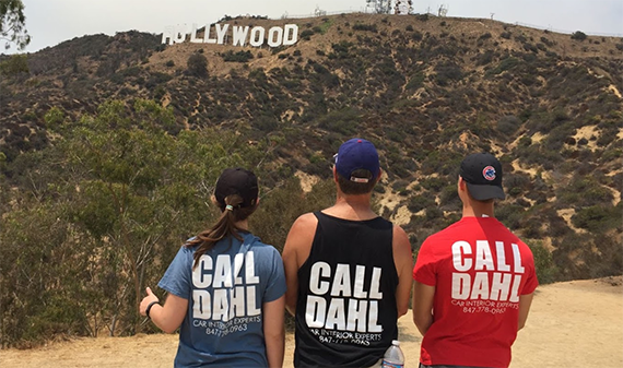 Call Dahl leather repair service