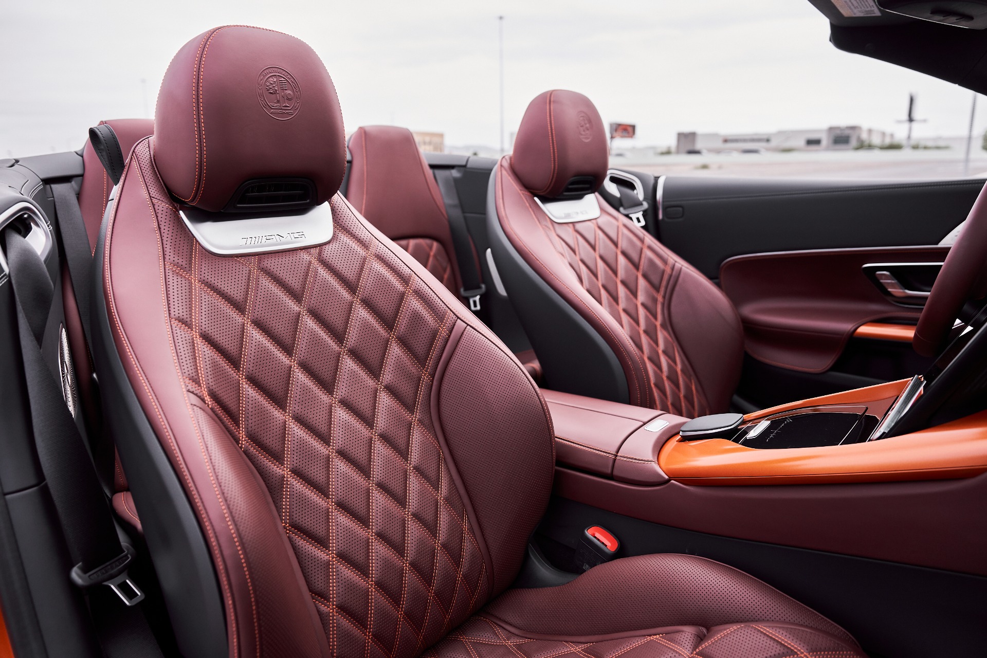 Mercedes AMG interior leather restoration